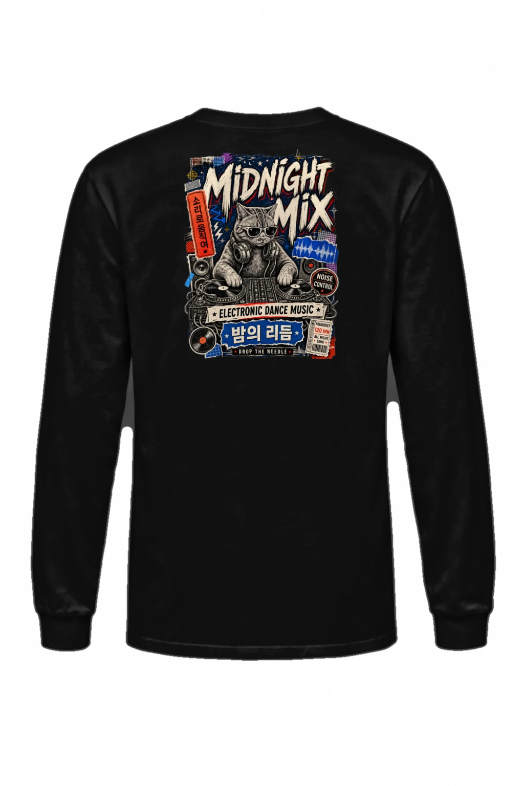 "Frequency Feline" Unisex Longsleeve T-shirt | Gildan 2400