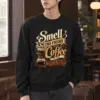 "Fresh Coffee Morning" Heavy Blend Unisex Crewneck Sweatshirt