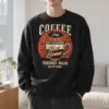 "Freshly Made Coffee" Heavy Blend Unisex Crewneck Sweatshirt | Gildan 18000