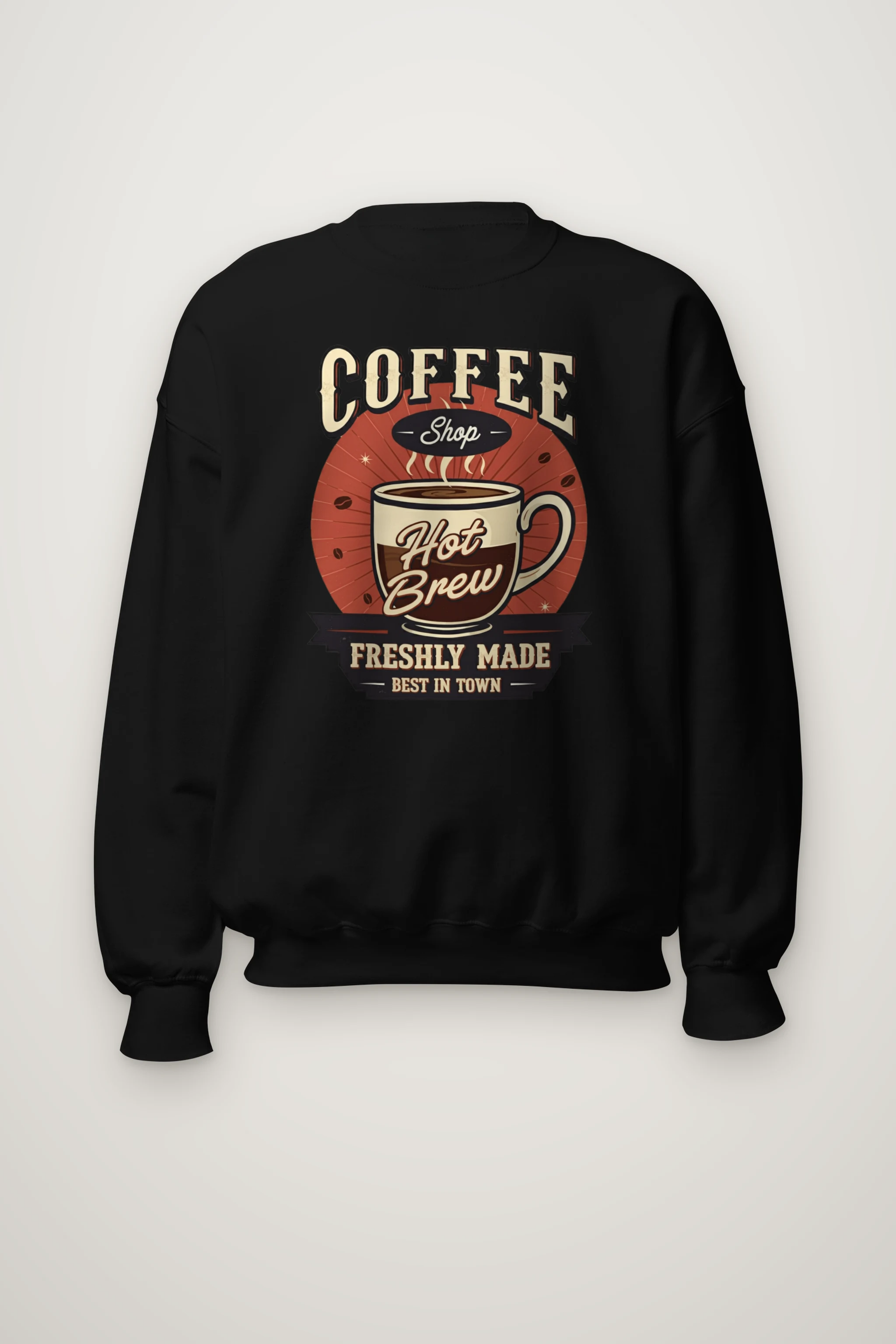 "Freshly Made Coffee" Heavy Blend Unisex Crewneck Sweatshirt