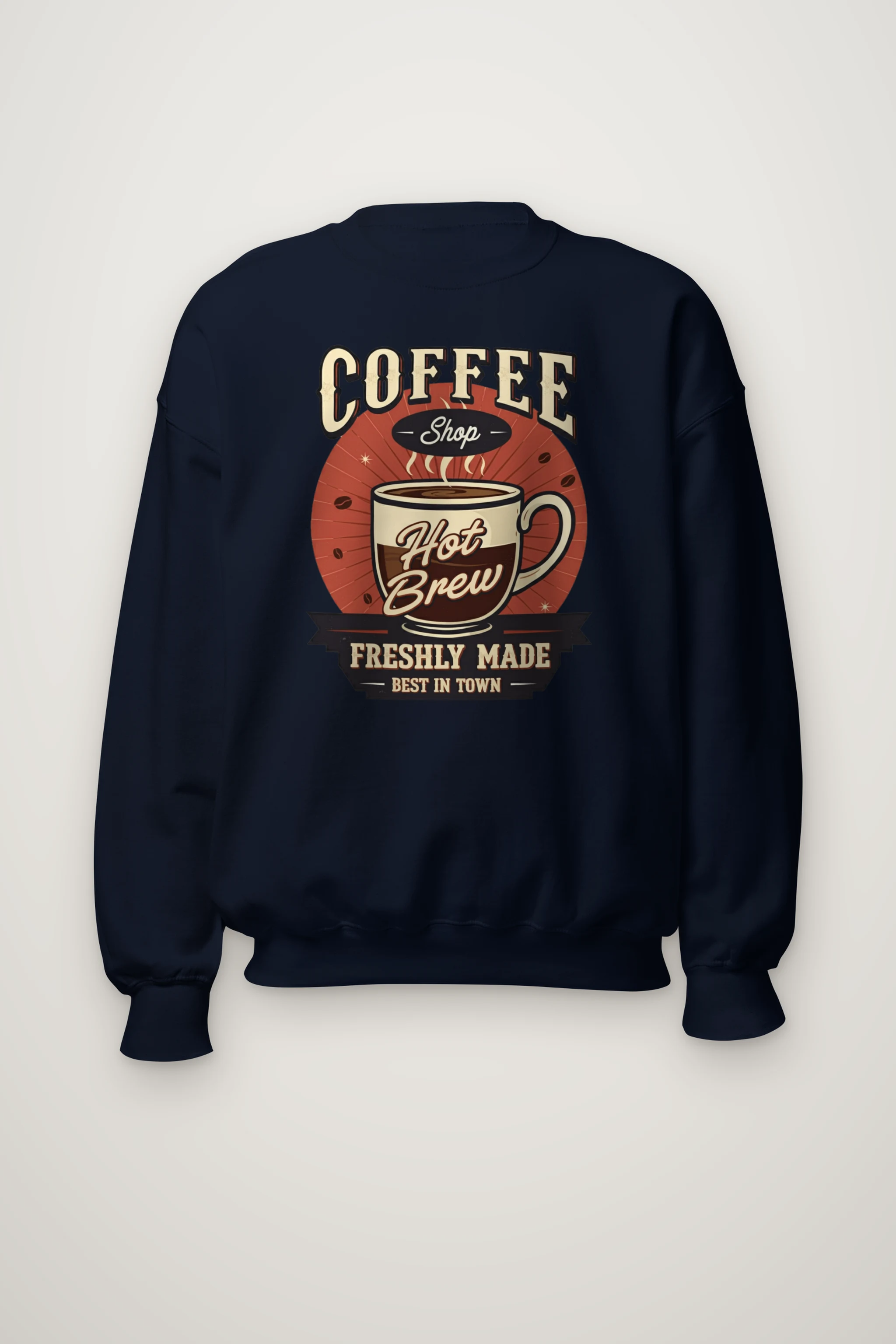 "Freshly Made Coffee" Heavy Blend Unisex Crewneck Sweatshirt