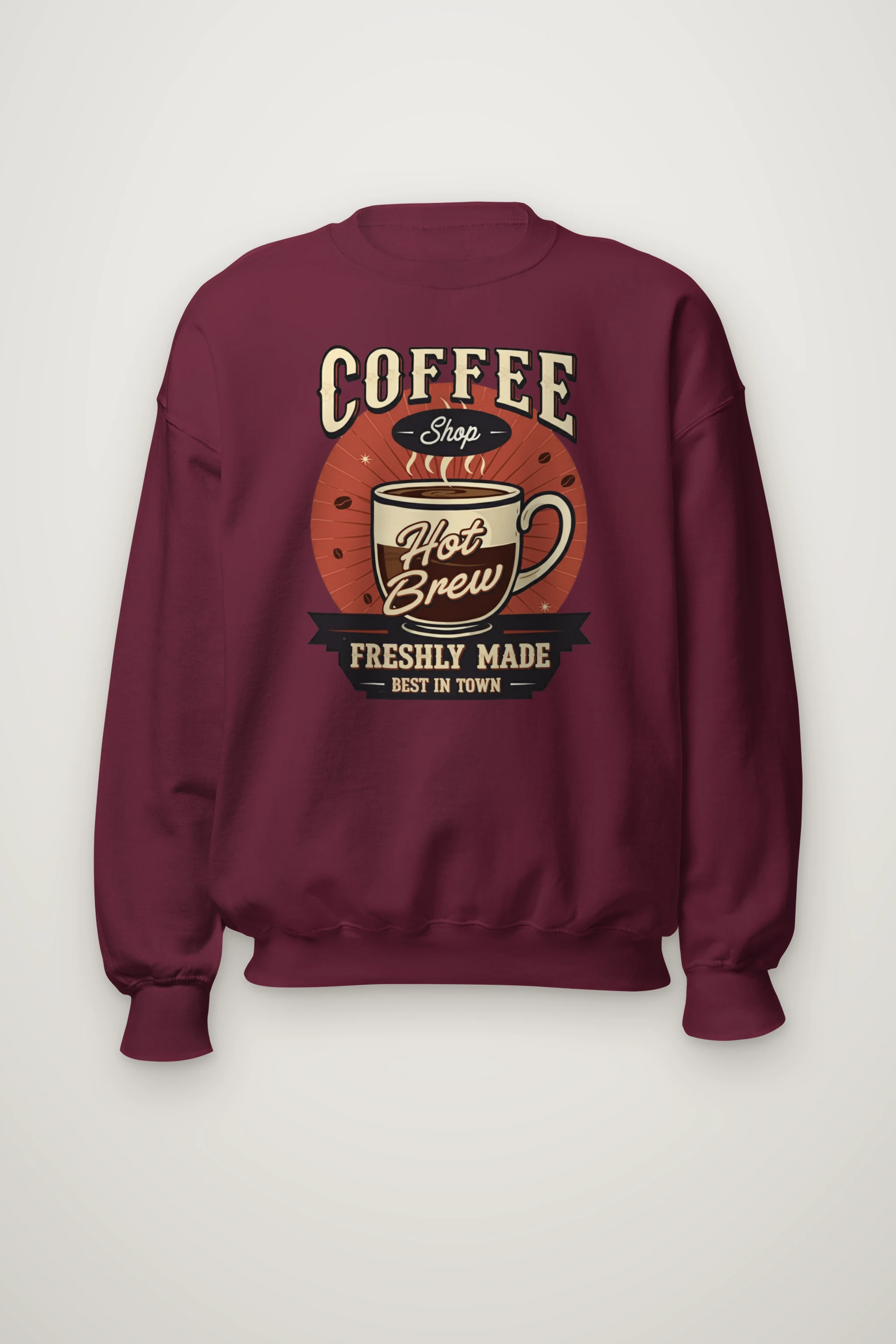 "Freshly Made Coffee" Heavy Blend Unisex Crewneck Sweatshirt