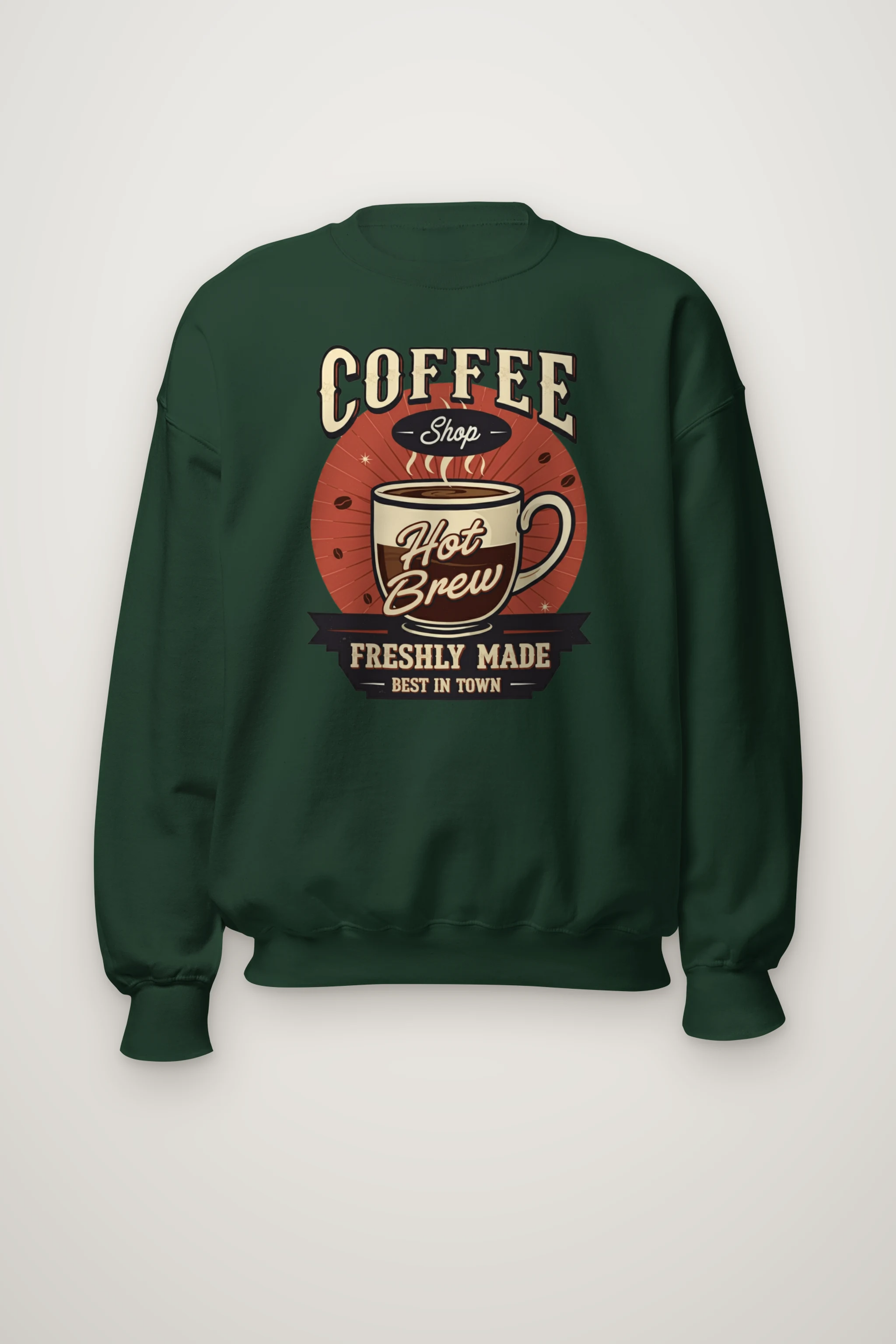 "Freshly Made Coffee" Heavy Blend Unisex Crewneck Sweatshirt