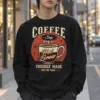 "Freshly Made Coffee" Unisex Longsleeve T-shirt | Gildan 2400
