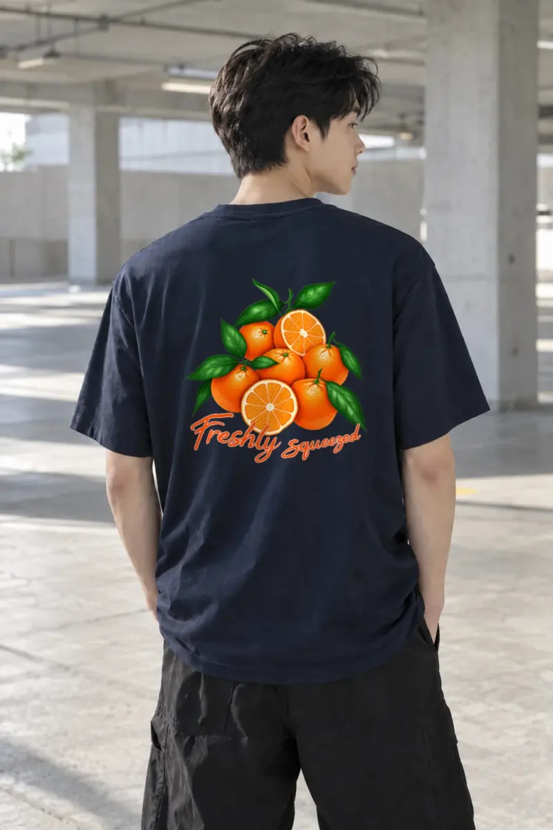 "Freshly Squeezed" Heavyweight Unisex Crewneck T-shirt | Gildan 5000