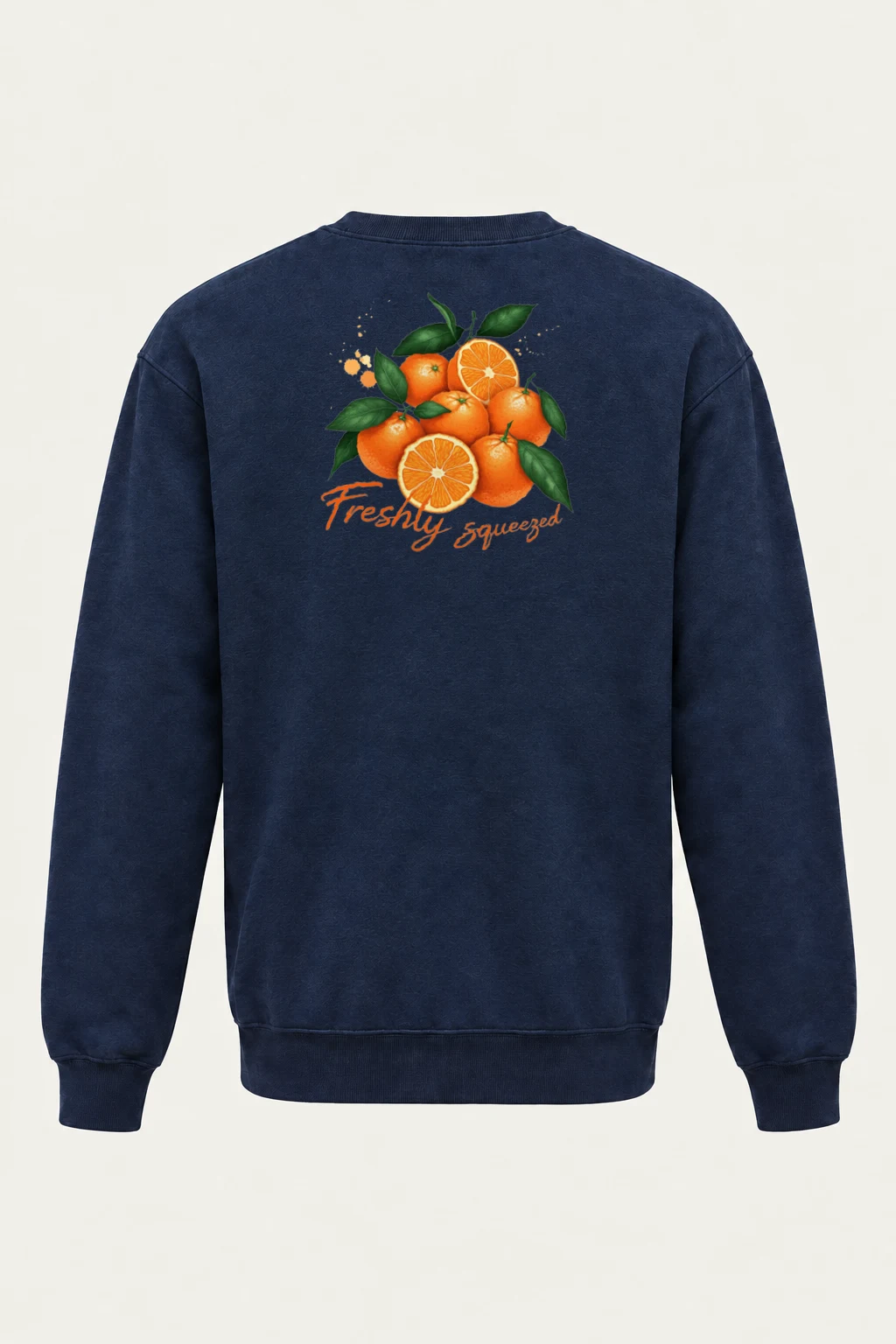 "Freshly Squeezed Oranges" Heavy Blend Unisex Crewneck Sweatshirt | Gildan 18000