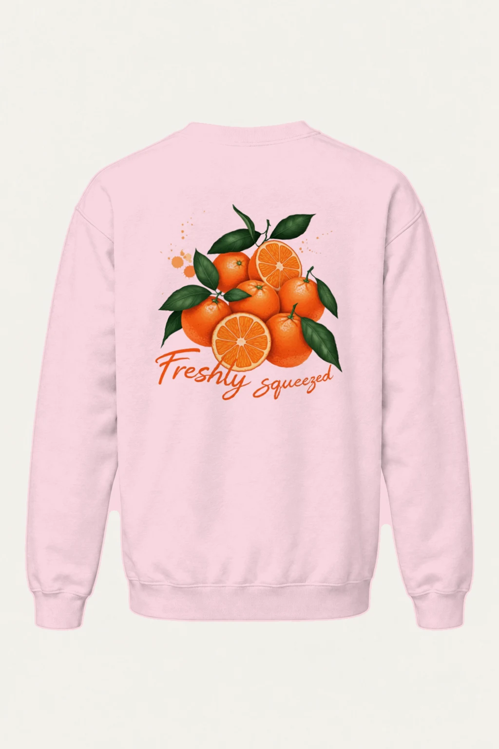 "Freshly Squeezed Oranges" Heavy Blend Unisex Crewneck Sweatshirt | Gildan 18000