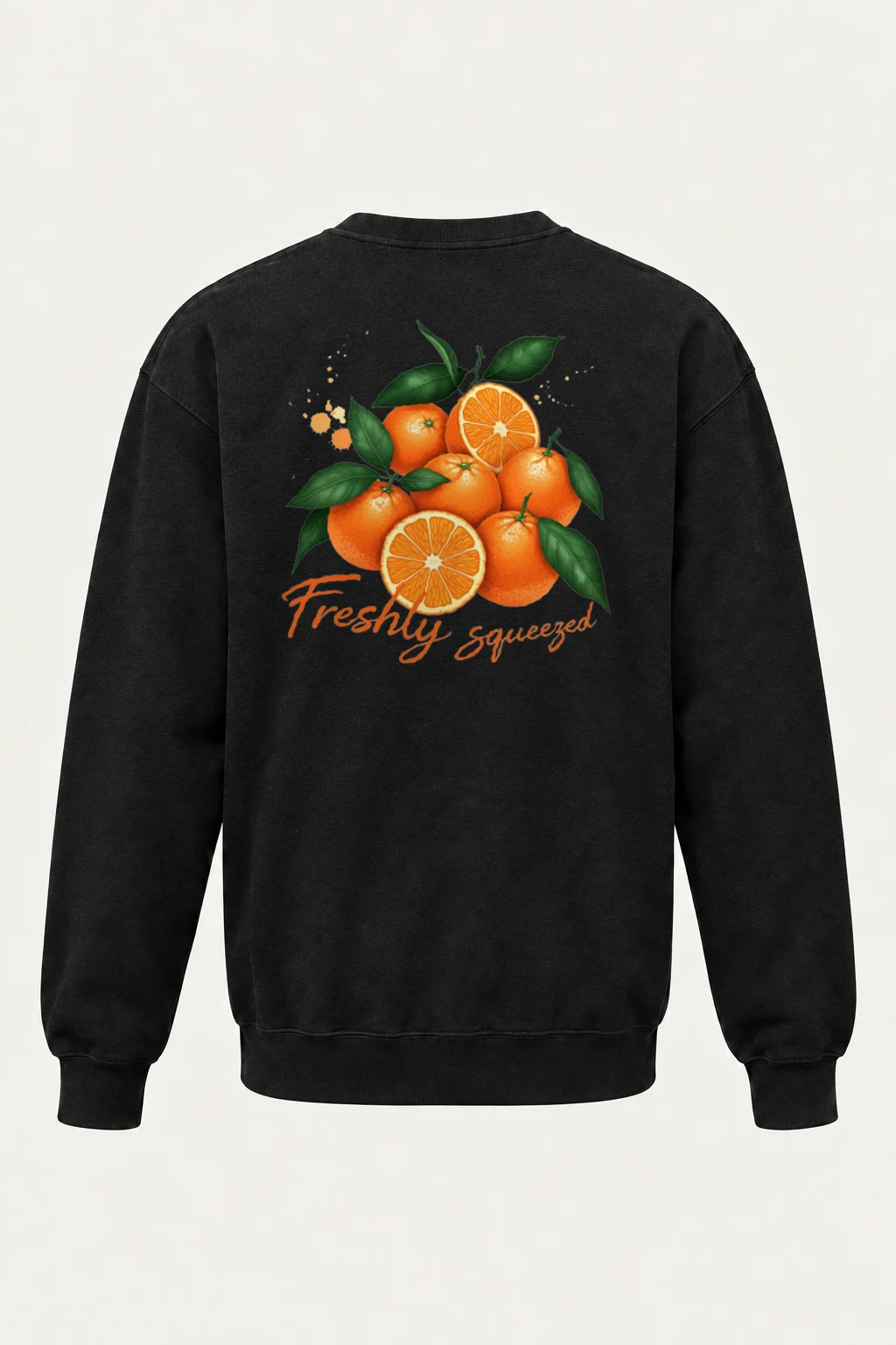 "Freshly Squeezed Oranges" Heavy Blend Unisex Crewneck Sweatshirt | Gildan 18000