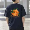 "Freshly Squeezed Oranges" Heavyweight Unisex Crewneck T-shirt | Gildan 5000
