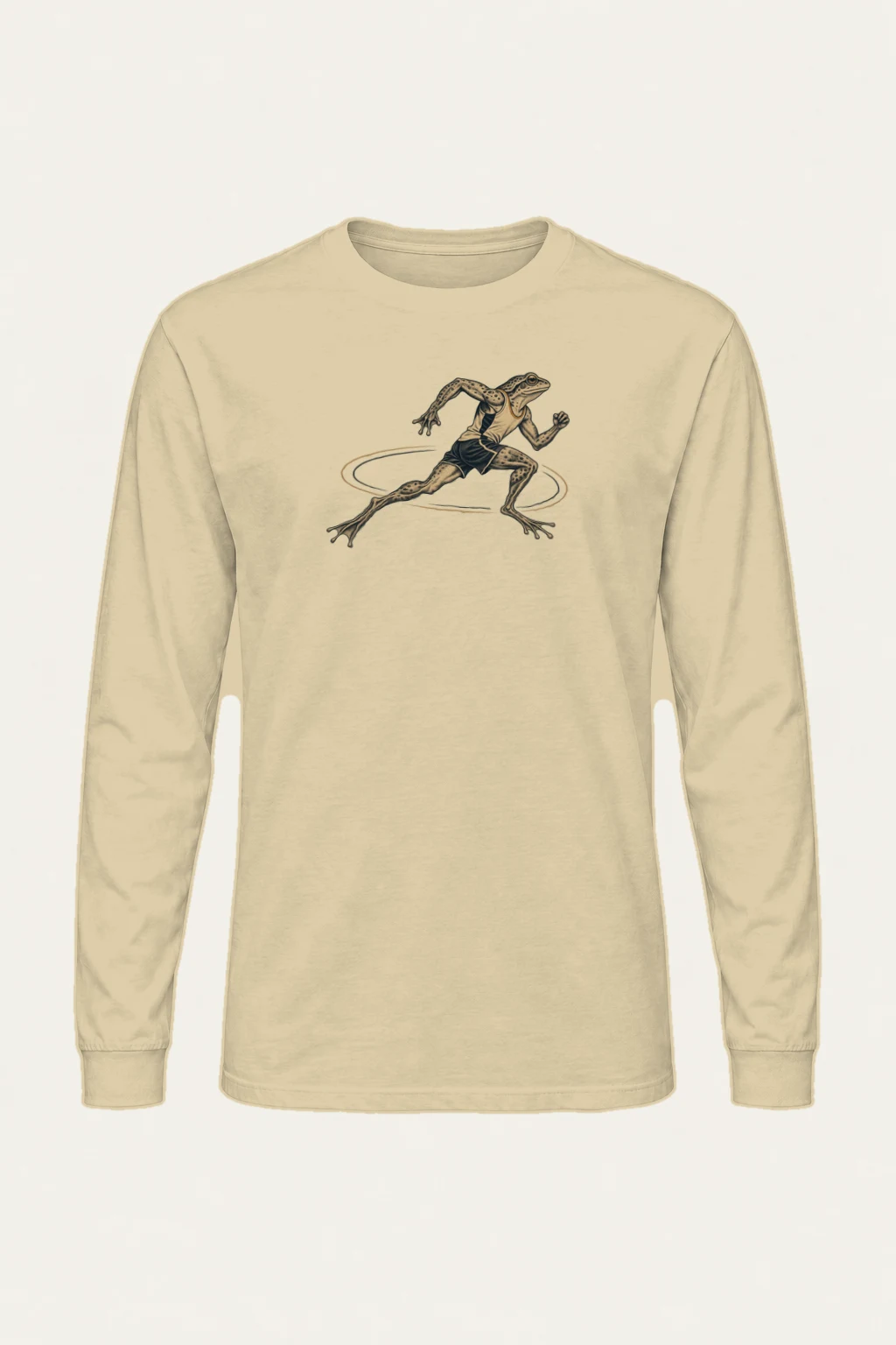 "Frog Runner" Unisex Longsleeve T-shirt | Gildan 2400