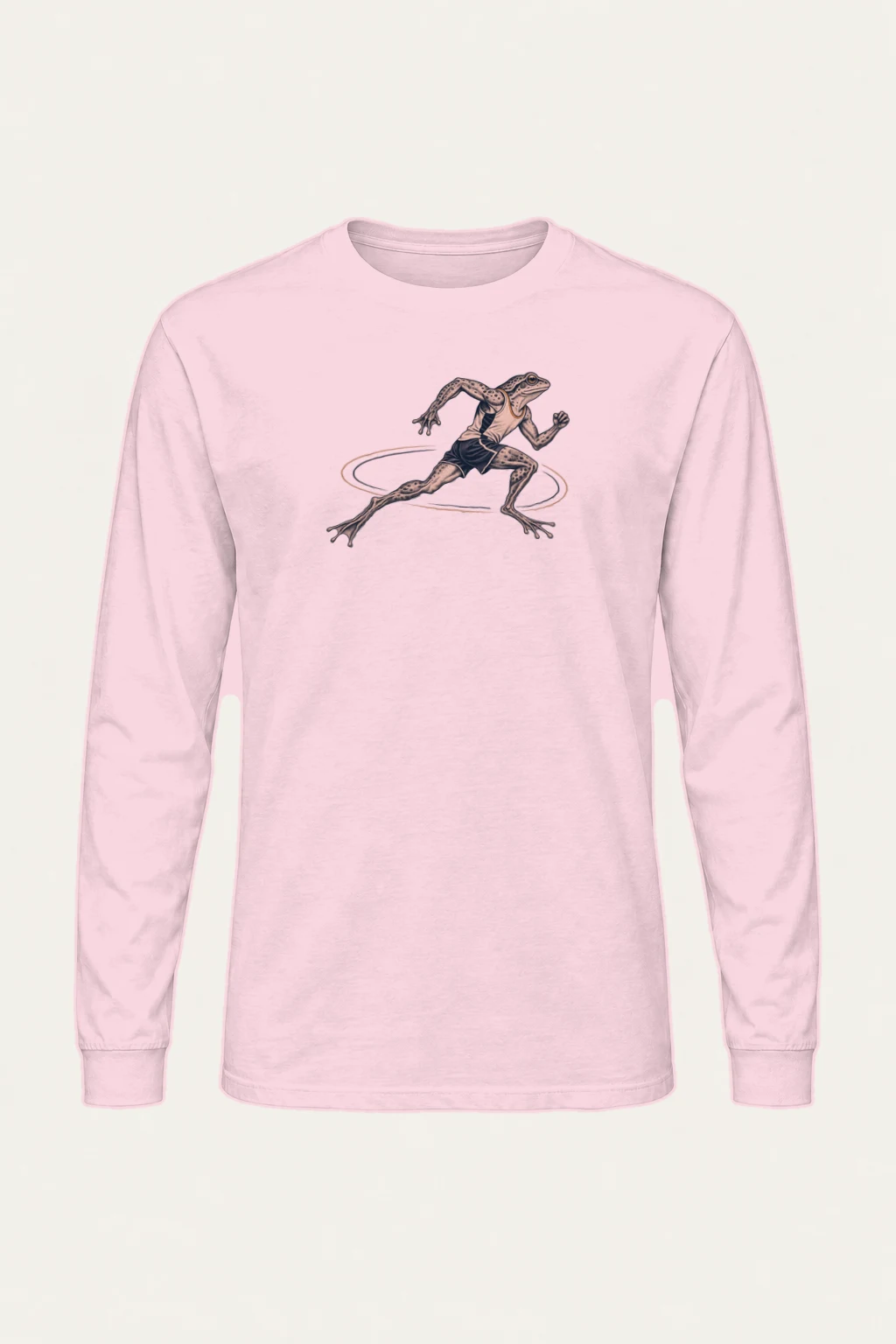 "Frog Runner" Unisex Longsleeve T-shirt | Gildan 2400