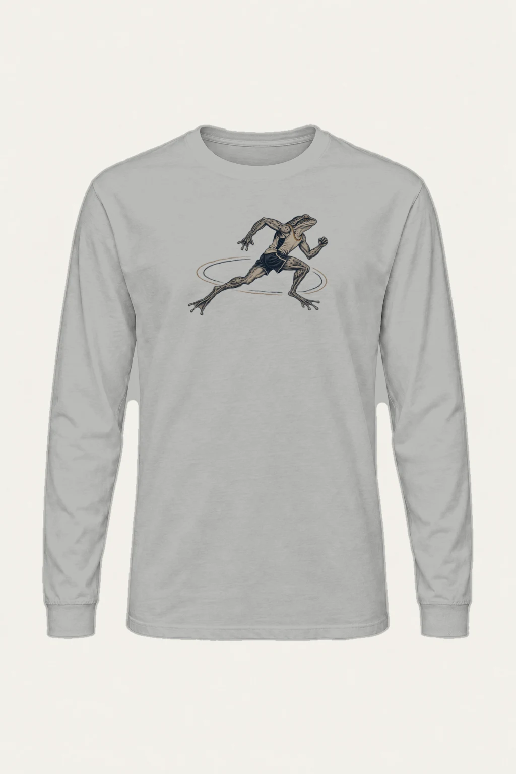 "Frog Runner" Unisex Longsleeve T-shirt | Gildan 2400