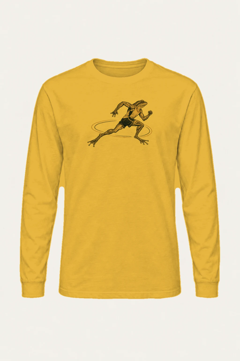 "Frog Runner" Unisex Longsleeve T-shirt | Gildan 2400