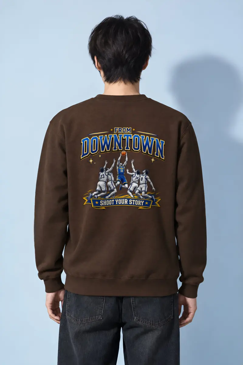 "From Downtown" Heavy Blend Unisex Crewneck Sweatshirt