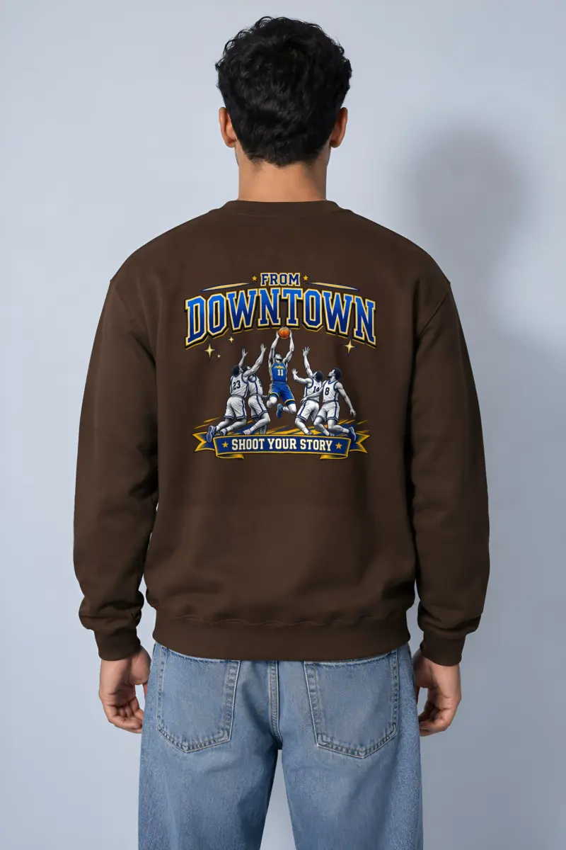 "From Downtown" Heavy Blend Unisex Crewneck Sweatshirt