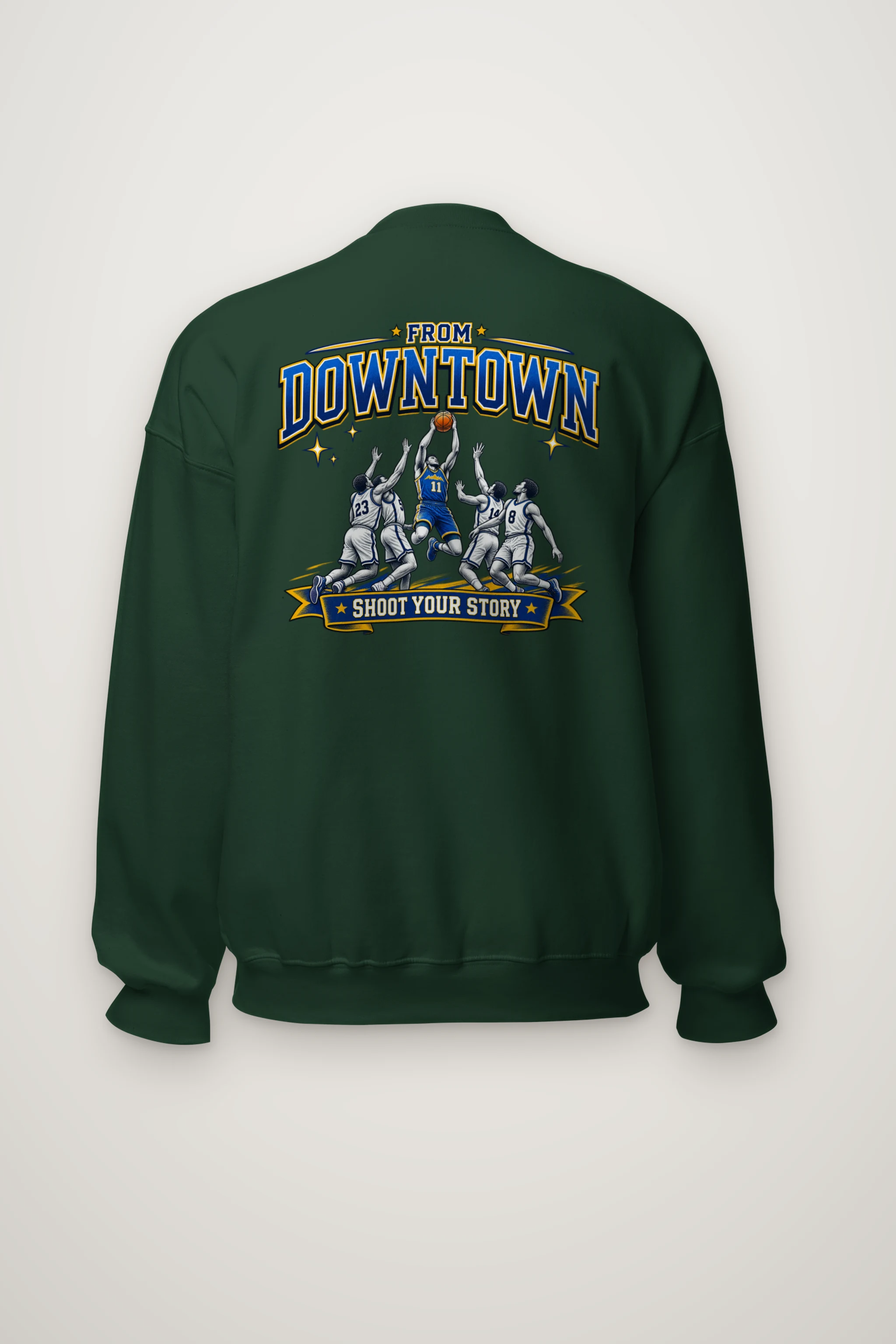 "From Downtown" Heavy Blend Unisex Crewneck Sweatshirt