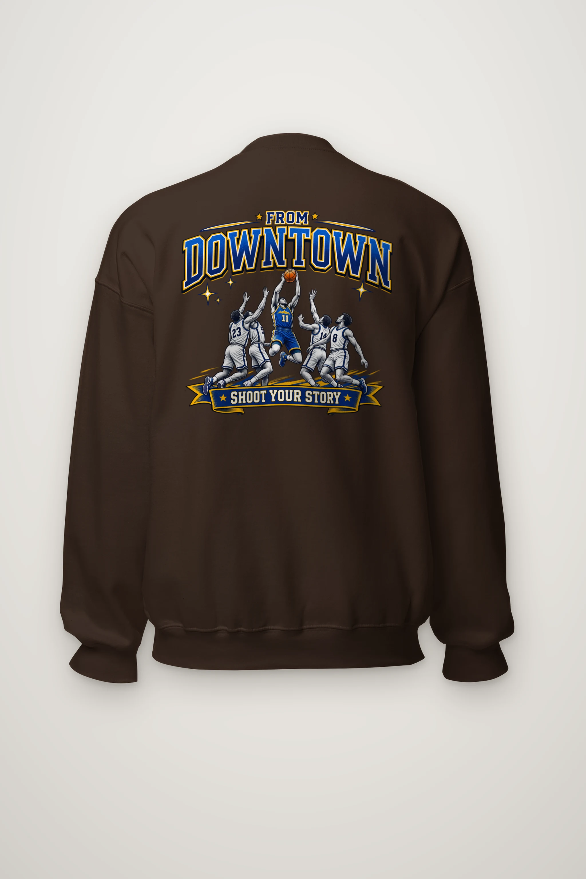 "From Downtown" Heavy Blend Unisex Crewneck Sweatshirt