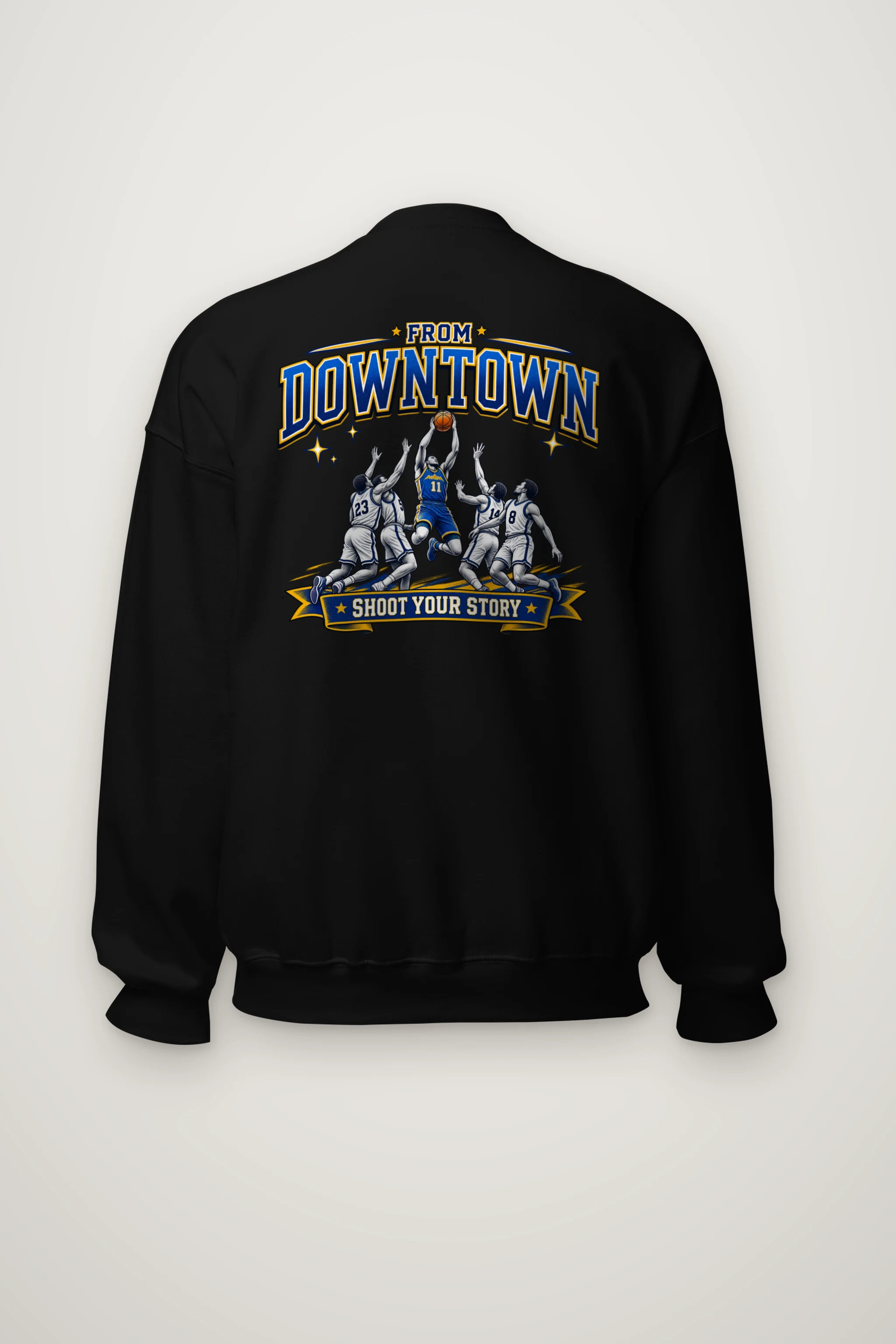 "From Downtown" Heavy Blend Unisex Crewneck Sweatshirt