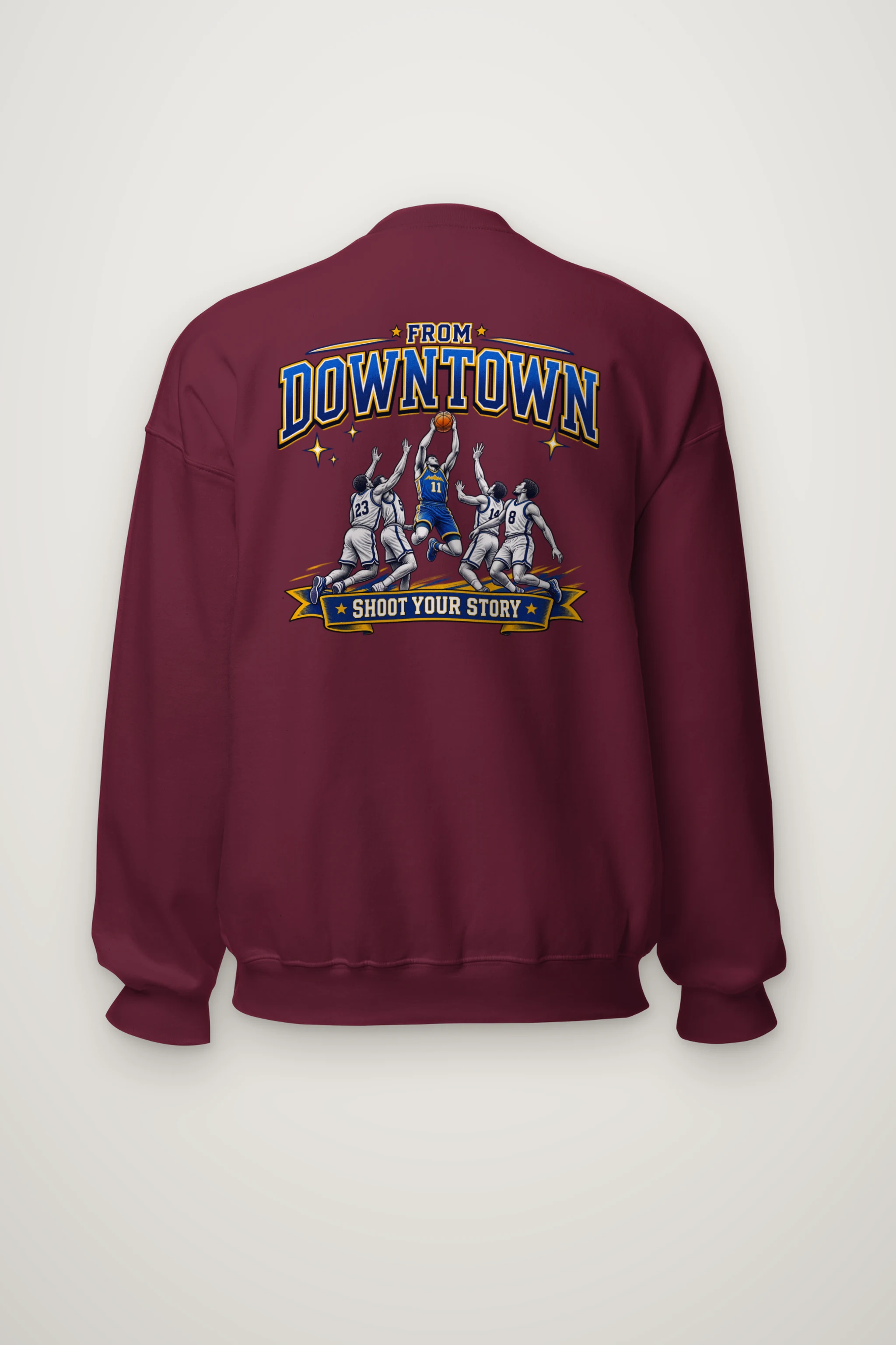 "From Downtown" Heavy Blend Unisex Crewneck Sweatshirt