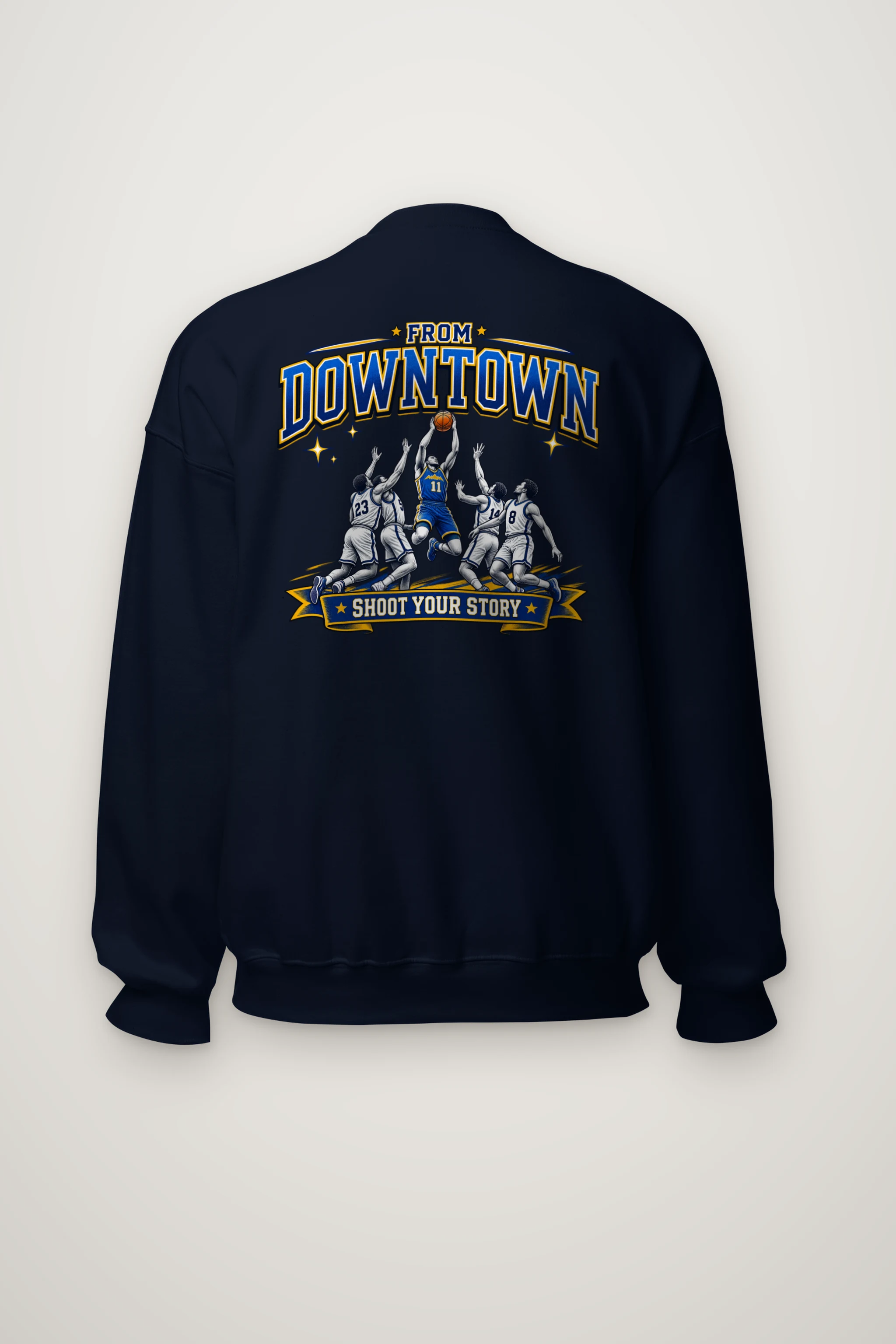 "From Downtown" Heavy Blend Unisex Crewneck Sweatshirt