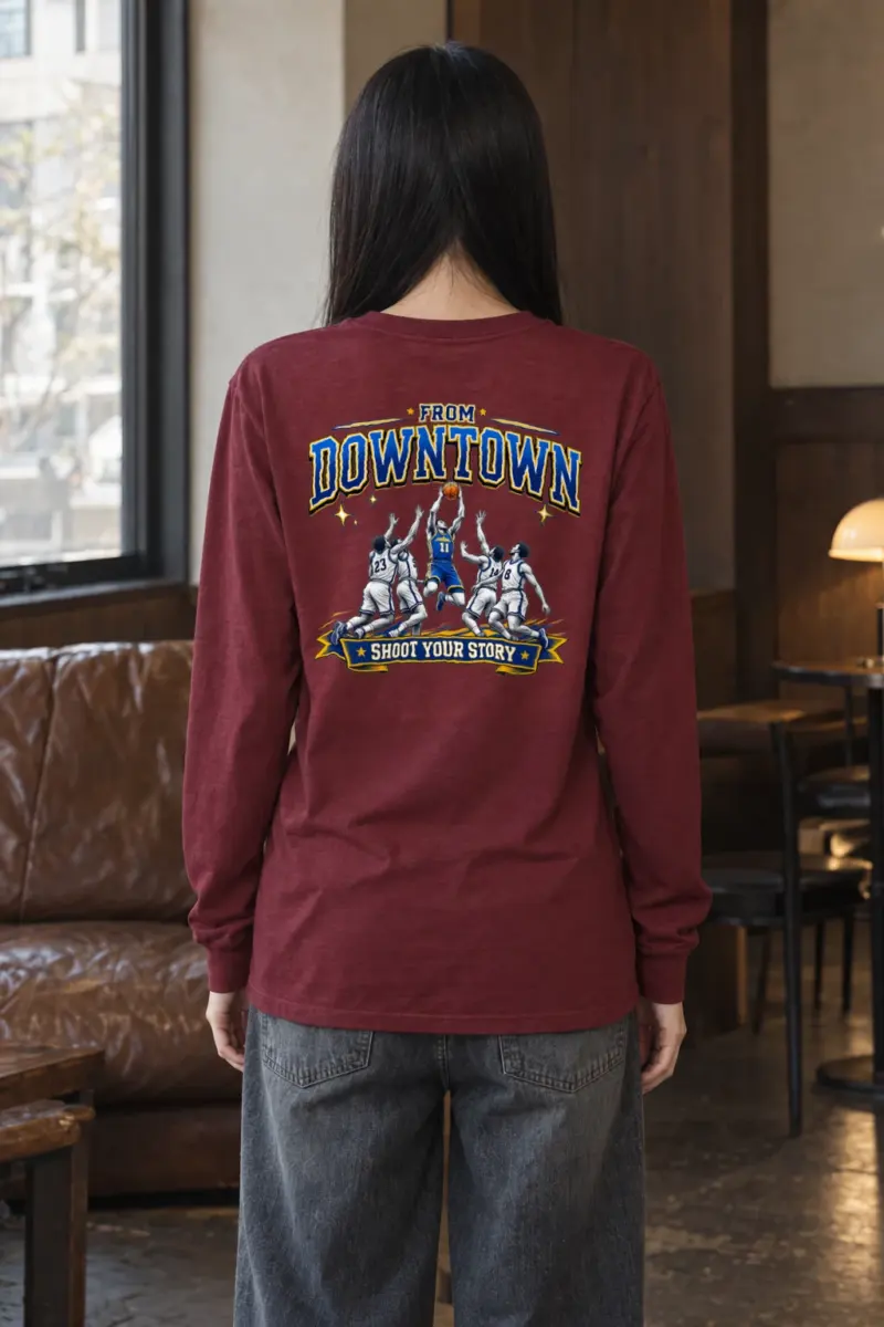 "From Downtown" Unisex Longsleeve T-shirt | Gildan 2400