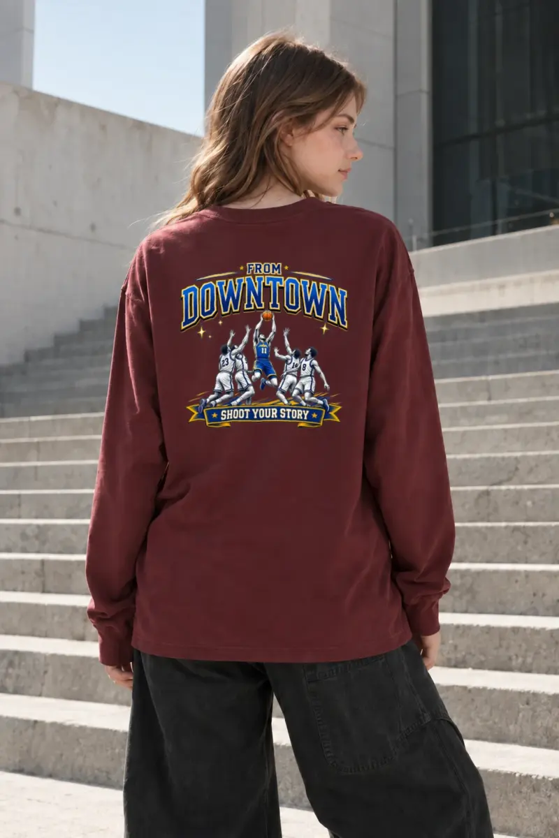 "From Downtown" Unisex Longsleeve T-shirt | Gildan 2400