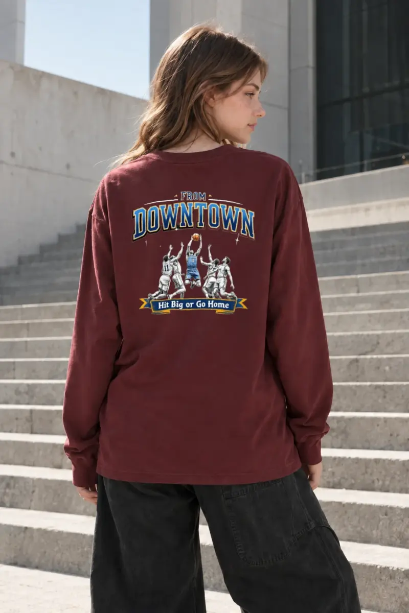 "From Downtown" Unisex Longsleeve T-shirt | Gildan 2400