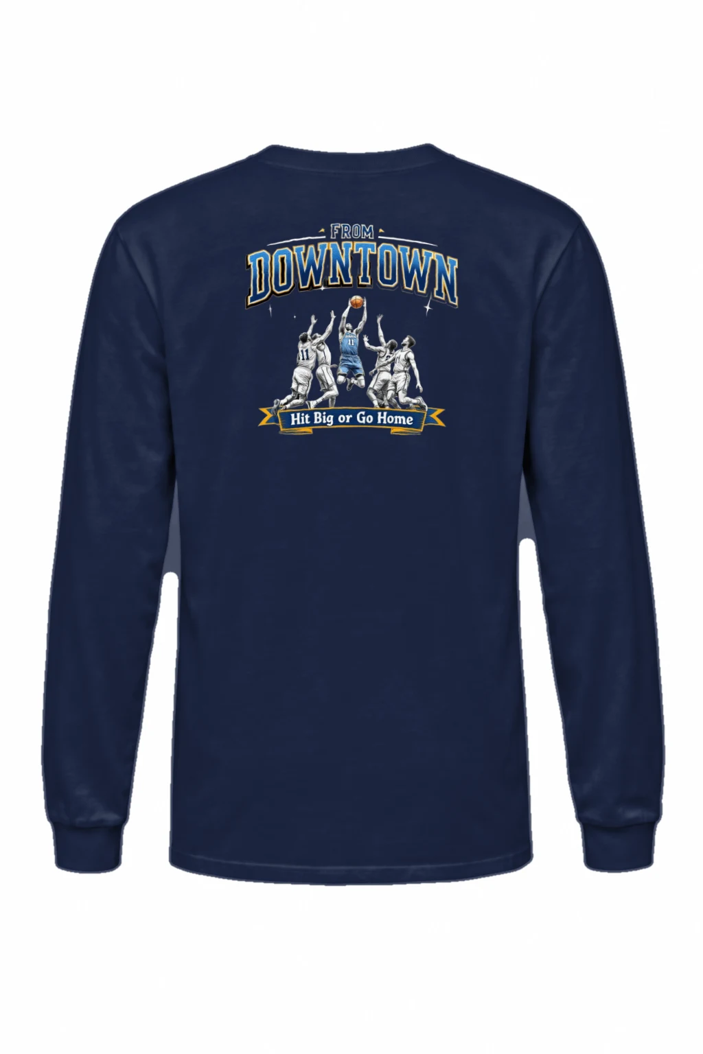 "From Downtown" Unisex Longsleeve T-shirt | Gildan 2400