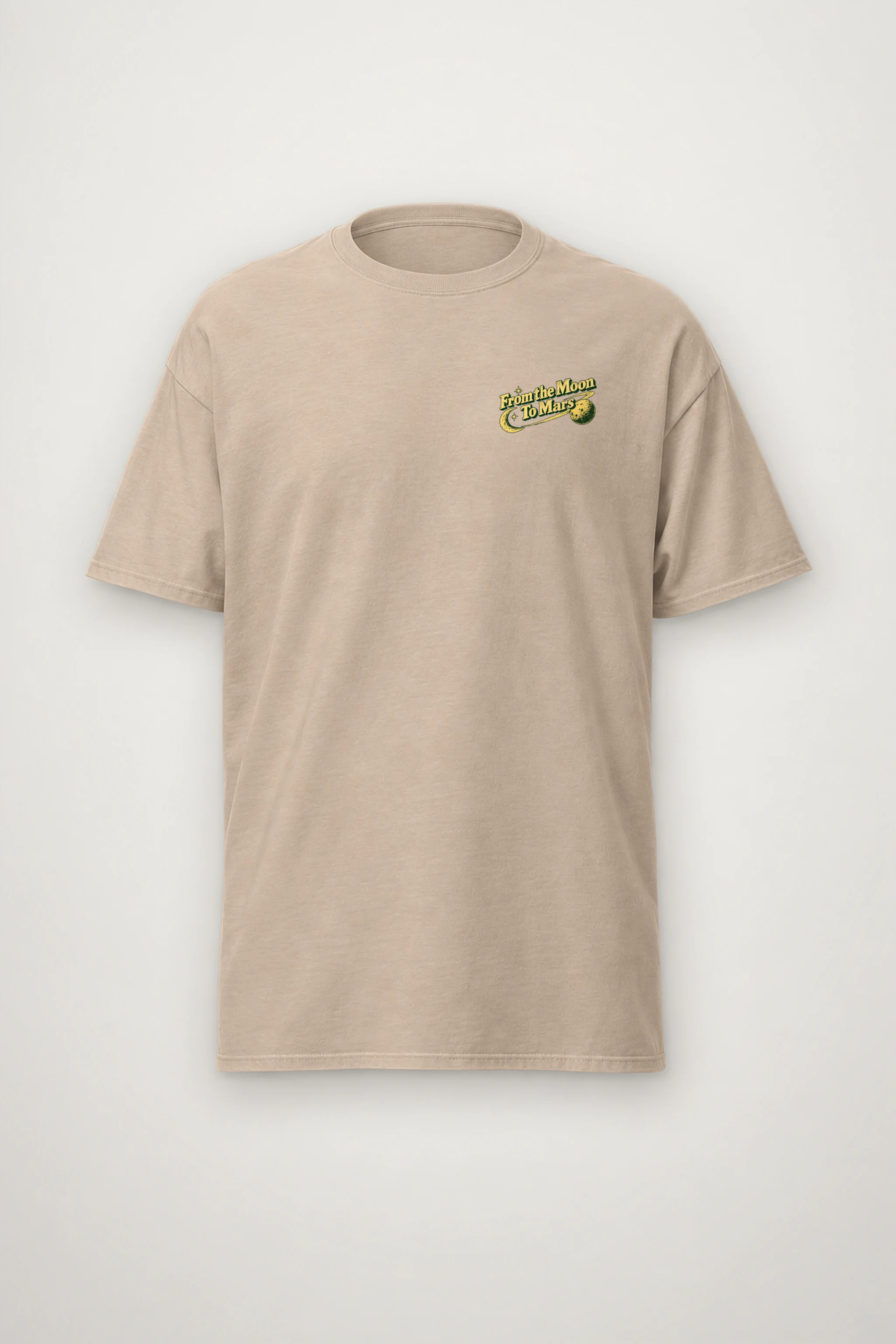 "From The Moon" Heavyweight Unisex Crewneck T-shirt