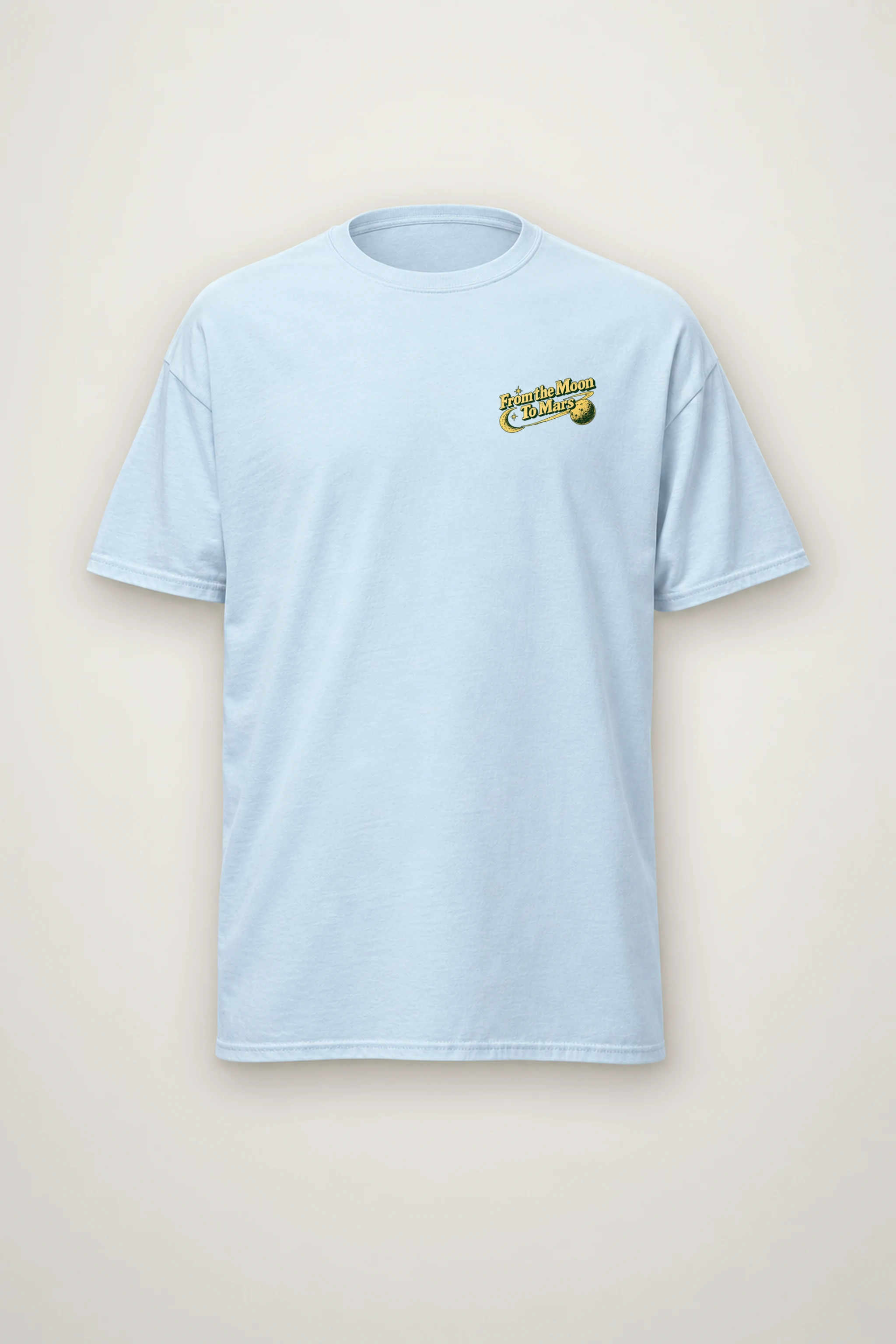 "From The Moon" Heavyweight Unisex Crewneck T-shirt