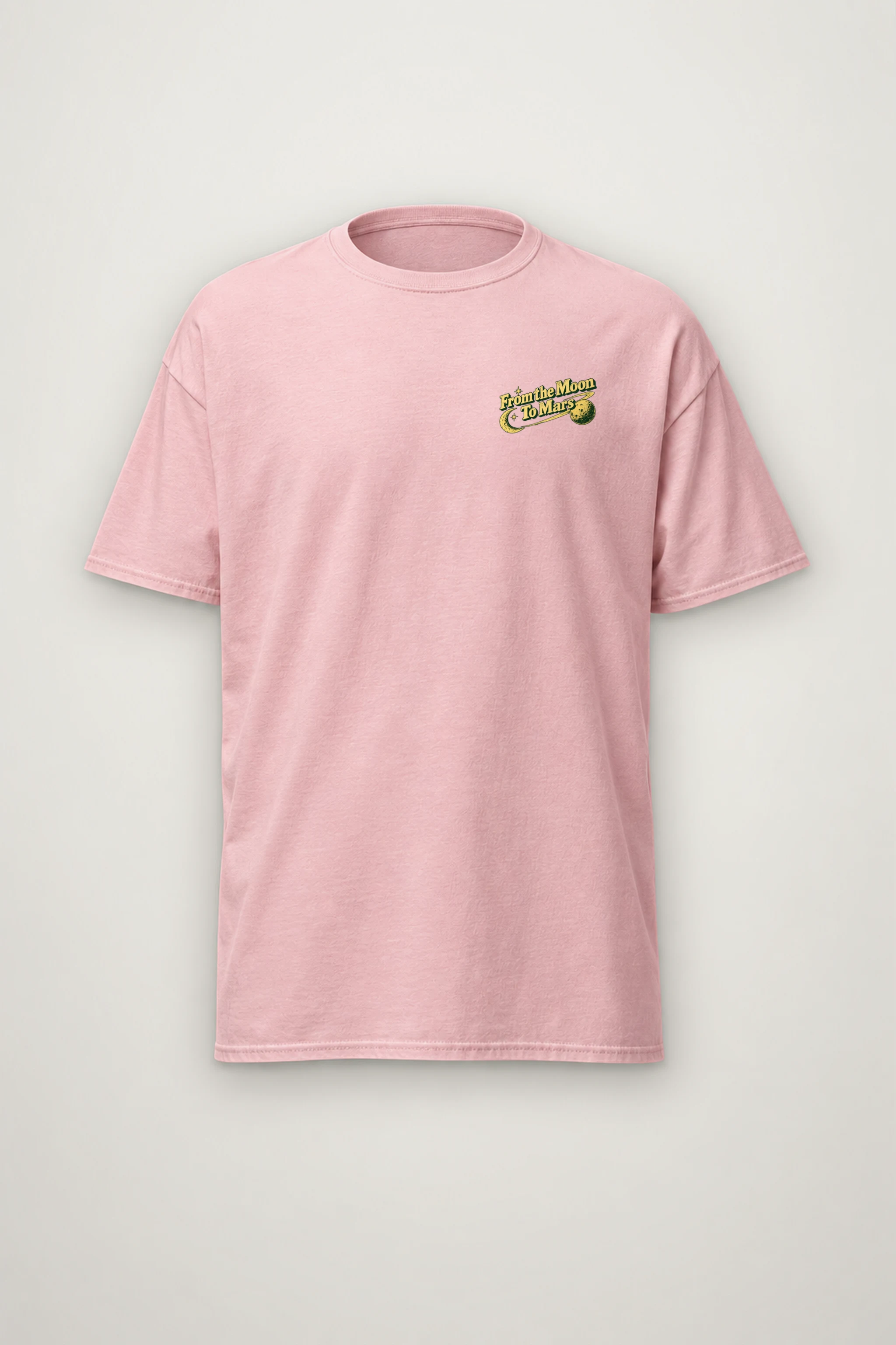 "From The Moon" Heavyweight Unisex Crewneck T-shirt