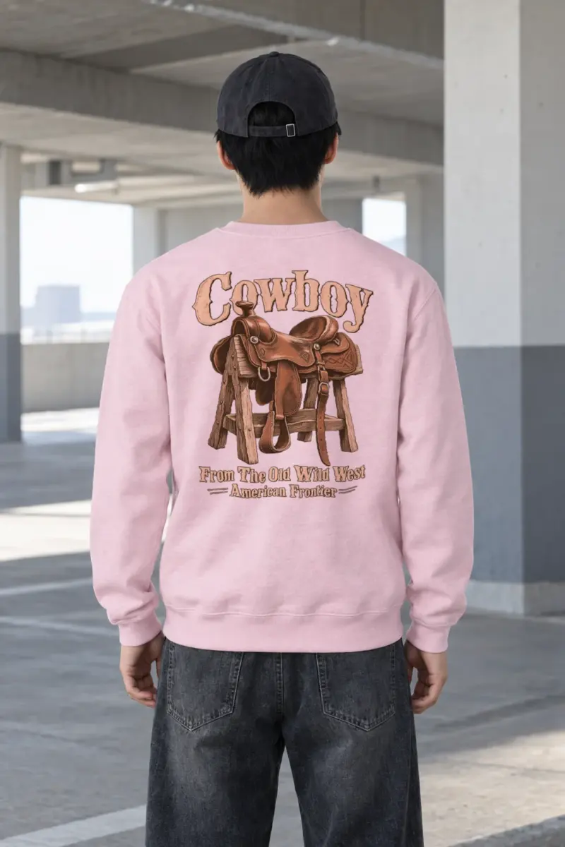 "Frontier Saddle" Heavy Blend Unisex Crewneck Sweatshirt
