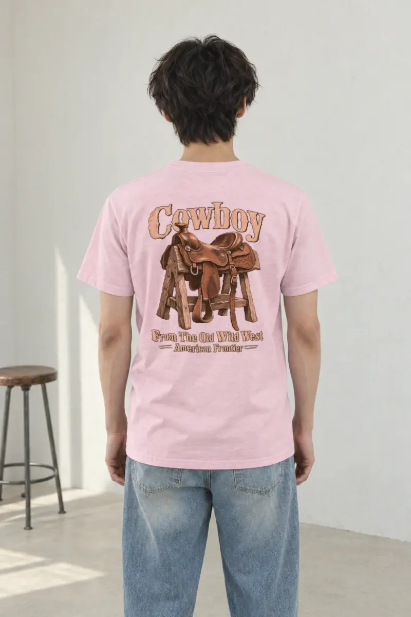 "Frontier Saddle" Heavyweight Unisex Crewneck T-shirt