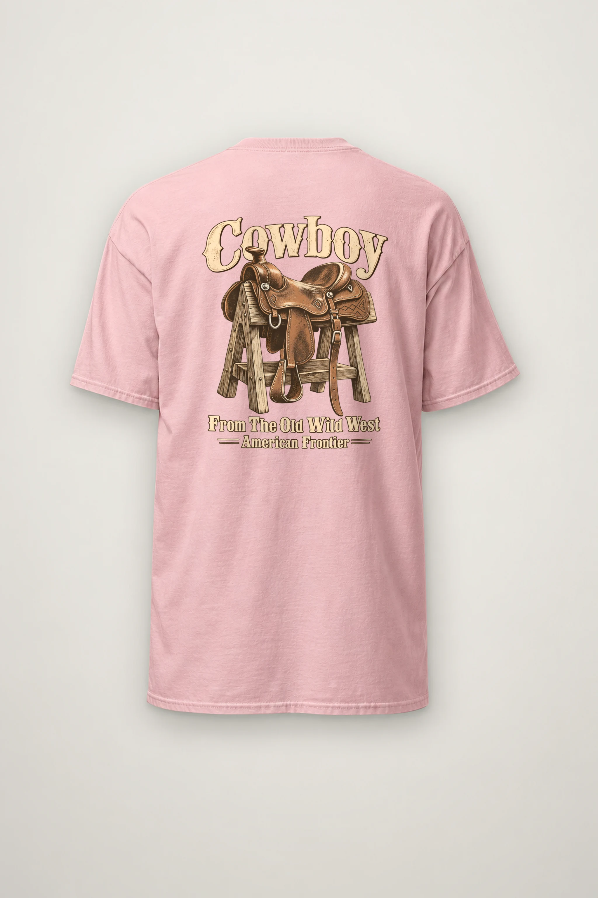 "Frontier Saddle" Heavyweight Unisex Crewneck T-shirt