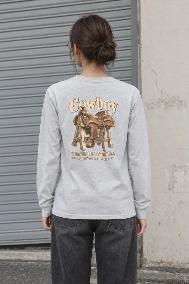 "Frontier Saddle" Unisex Longsleeve T-shirt