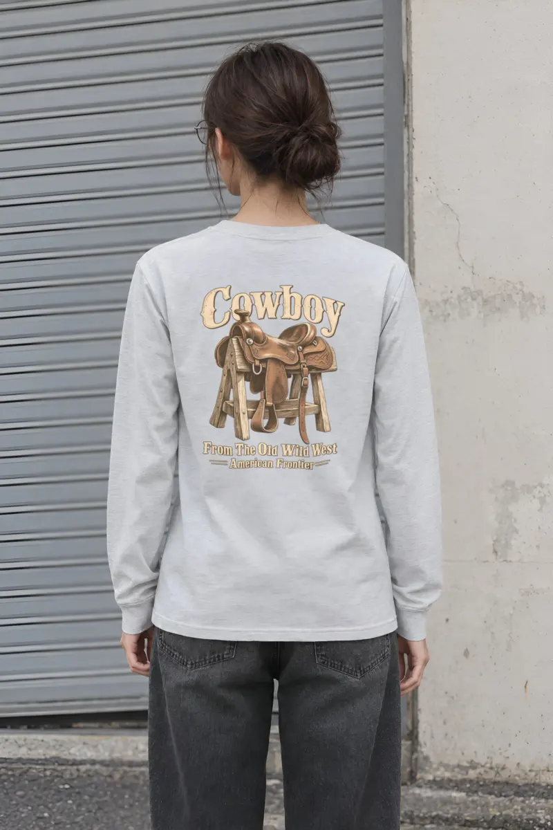 "Frontier Saddle" Unisex Longsleeve T-shirt