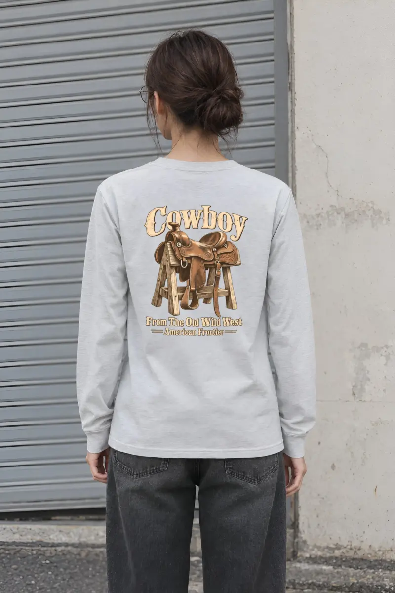 "Frontier Saddle" Unisex Longsleeve T-shirt