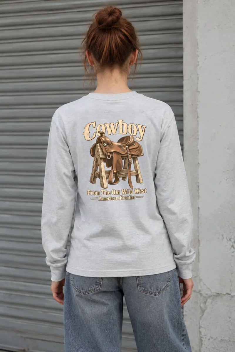 "Frontier Saddle" Unisex Longsleeve T-shirt