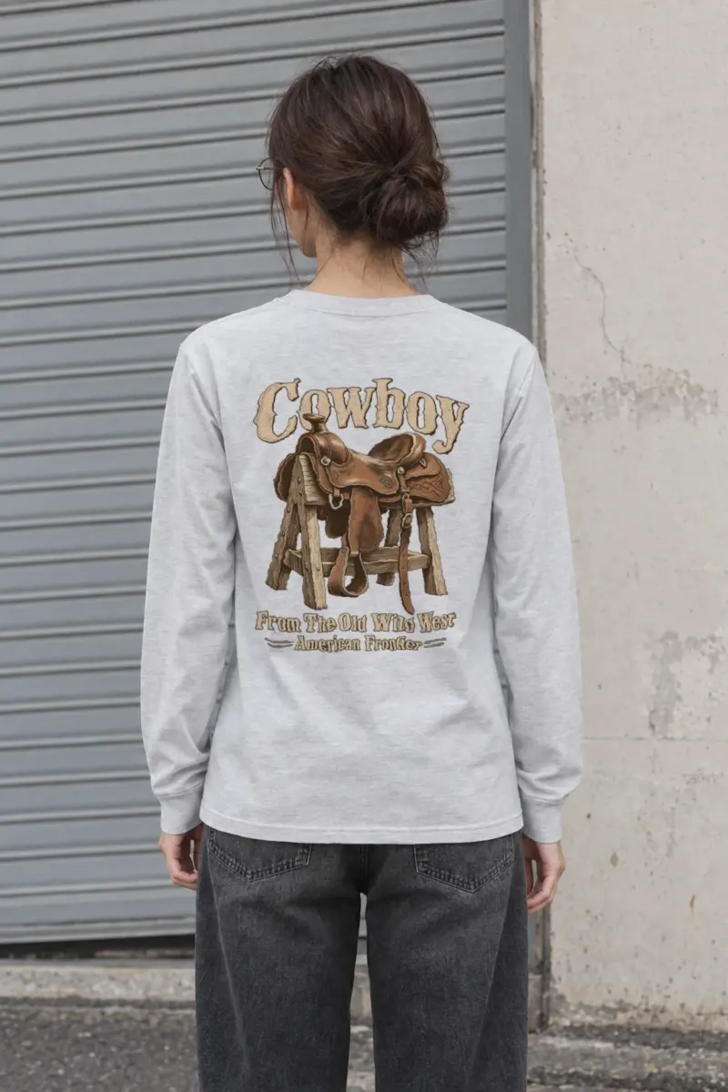 "Frontier Saddle" Unisex Longsleeve T-shirt