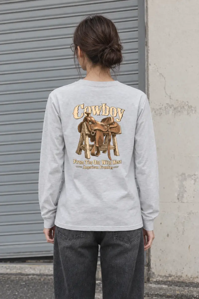 "Frontier Saddle" Unisex Longsleeve T-shirt