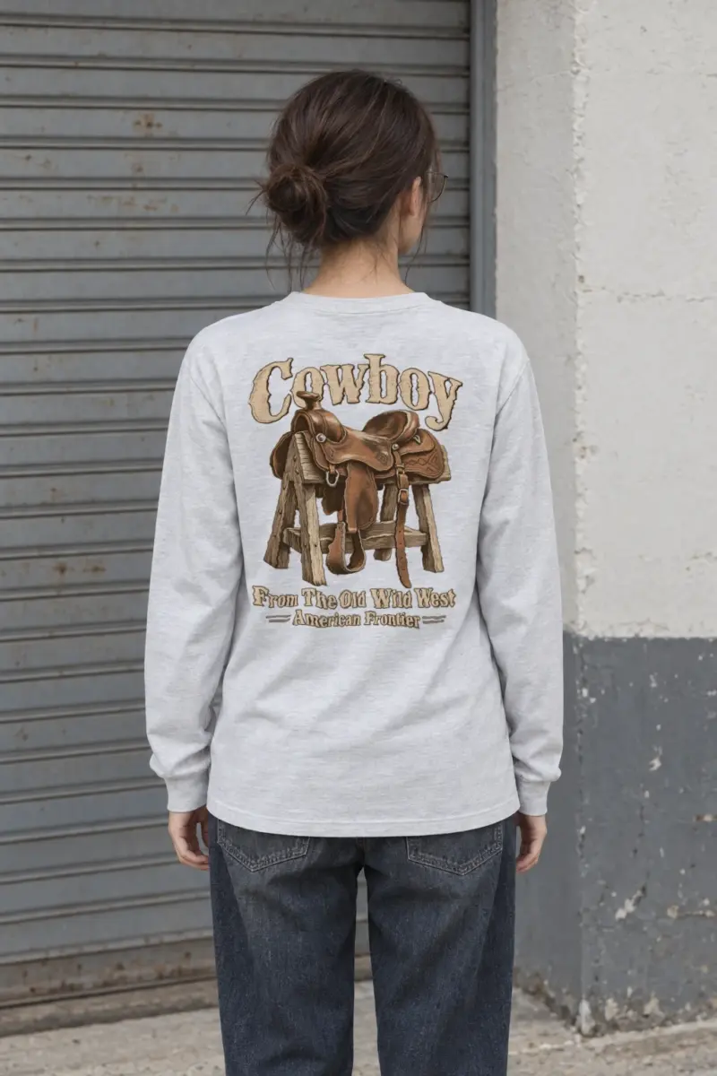 "Frontier Saddle" Unisex Longsleeve T-shirt