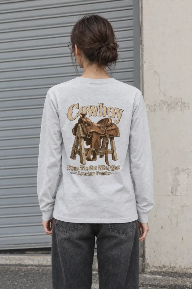 "Frontier Saddle" Unisex Longsleeve T-shirt