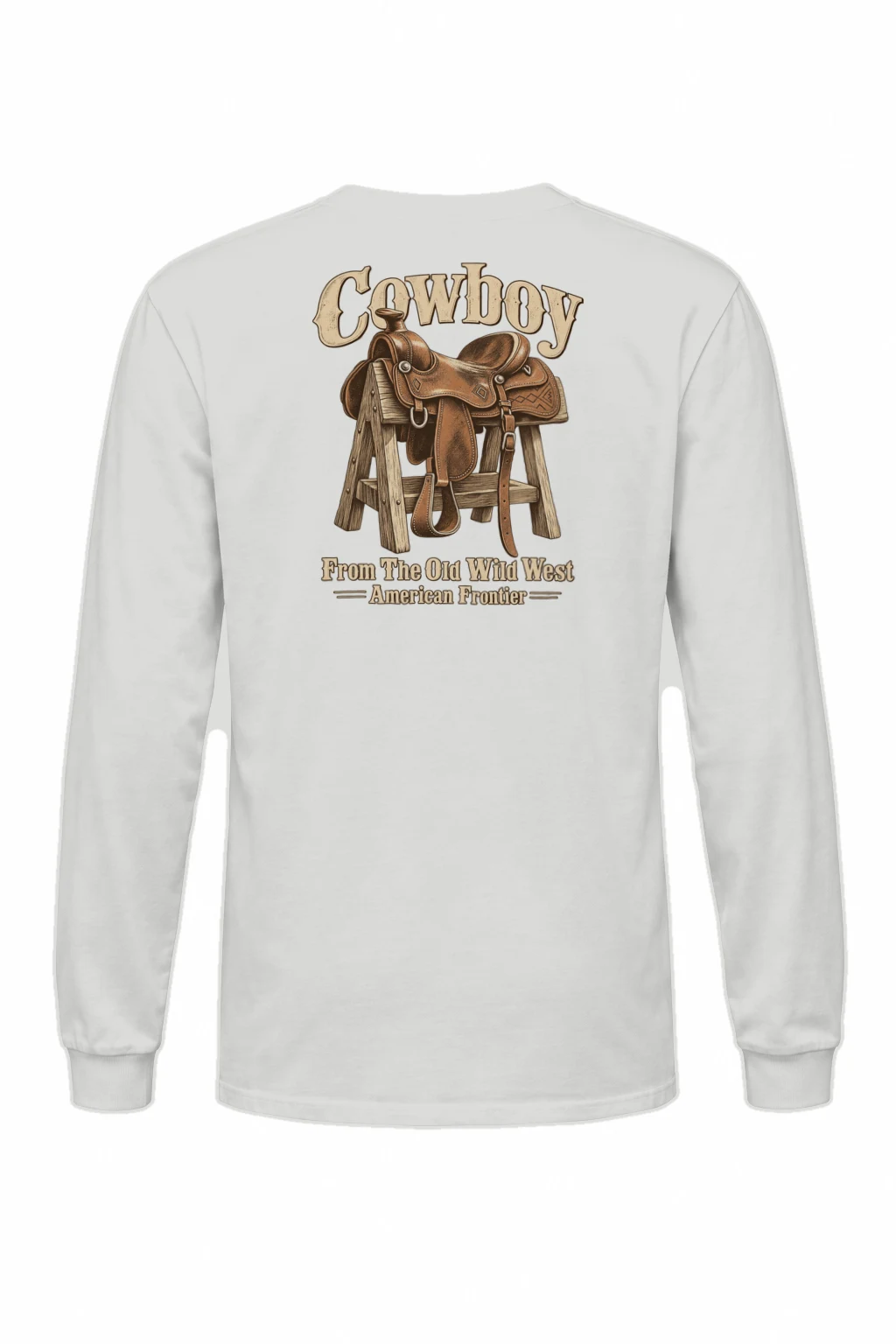 "Frontier Saddle" Unisex Longsleeve T-shirt | Gildan 2400