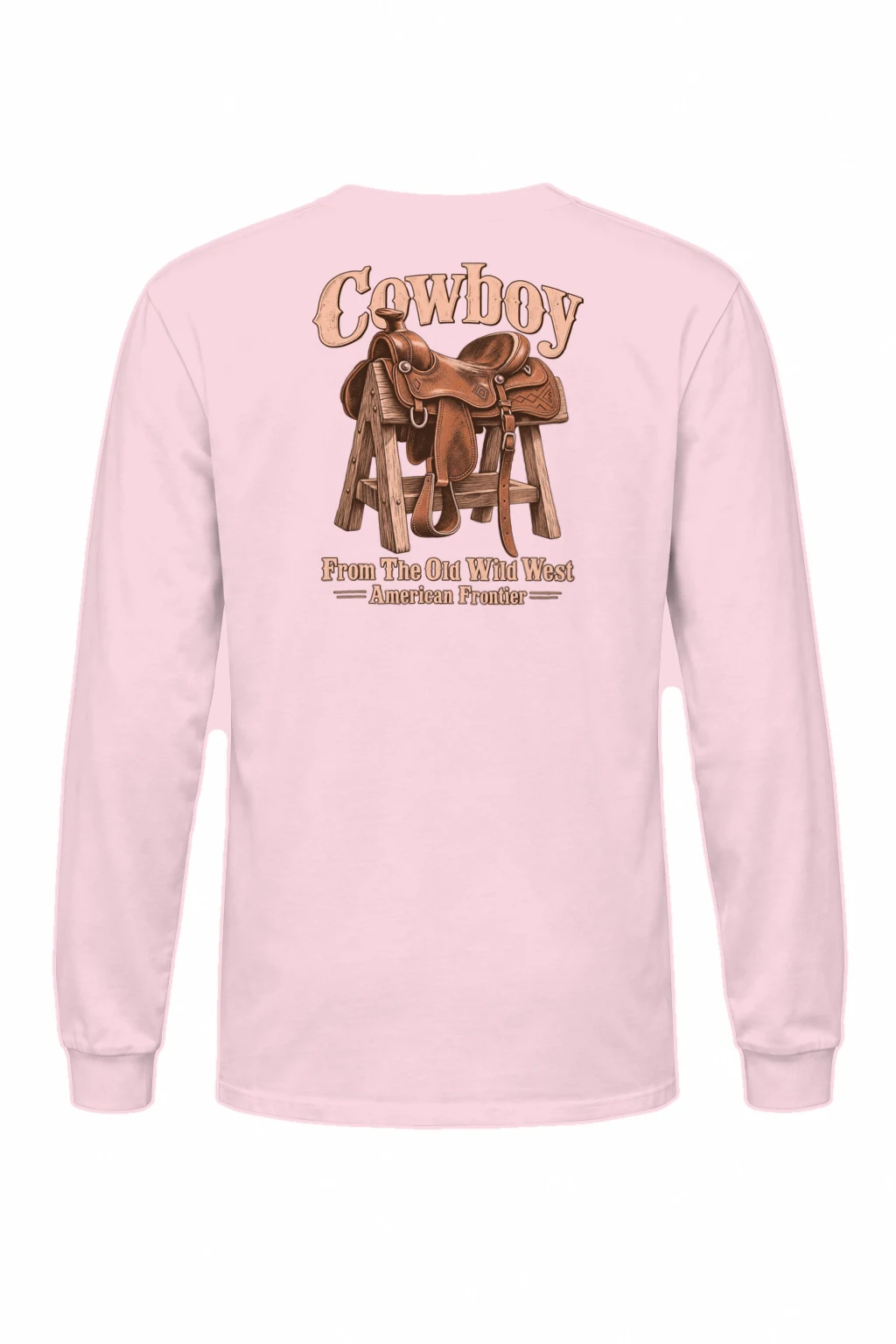 "Frontier Saddle" Unisex Longsleeve T-shirt | Gildan 2400