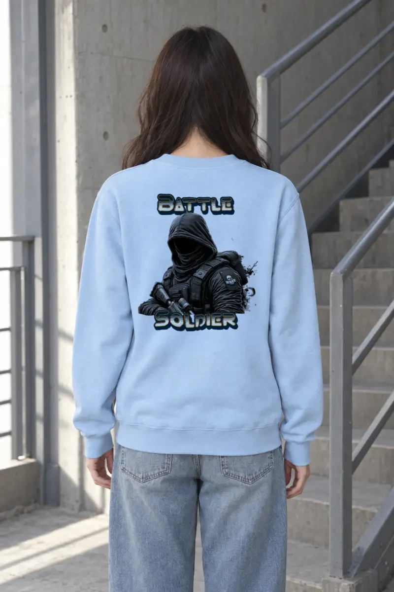 "Frontline Shadow" Heavy Blend Unisex Crewneck Sweatshirt | Gildan 18000