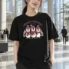 "Frosty Friends Forever" Heavyweight Unisex Crewneck T-shirt | Gildan 5000