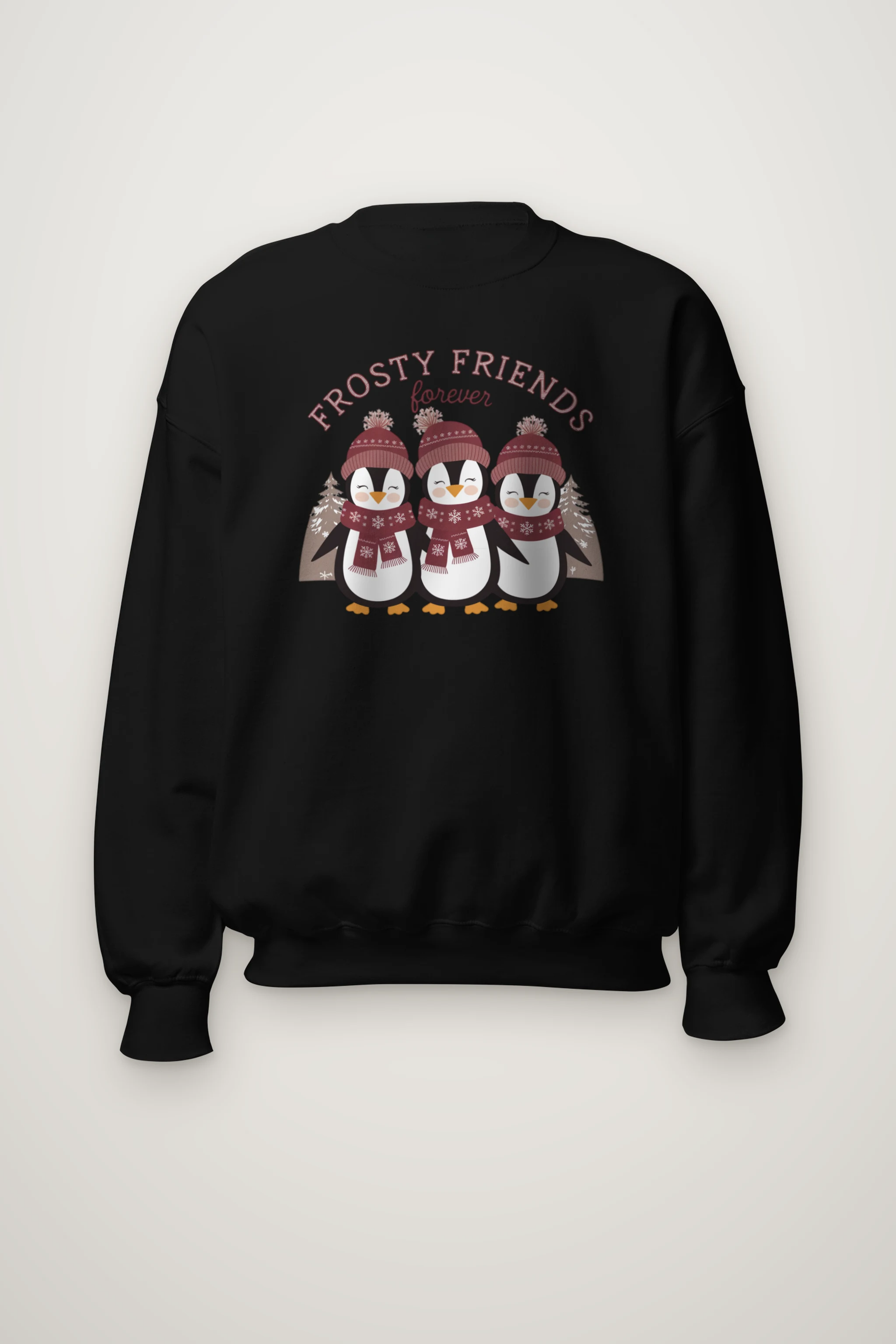 "Frosty Friends" Heavy Blend Unisex Crewneck Sweatshirt