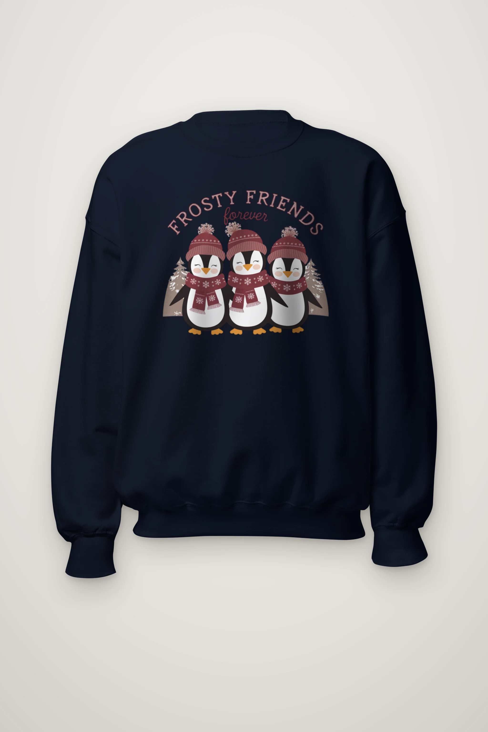 "Frosty Friends" Heavy Blend Unisex Crewneck Sweatshirt
