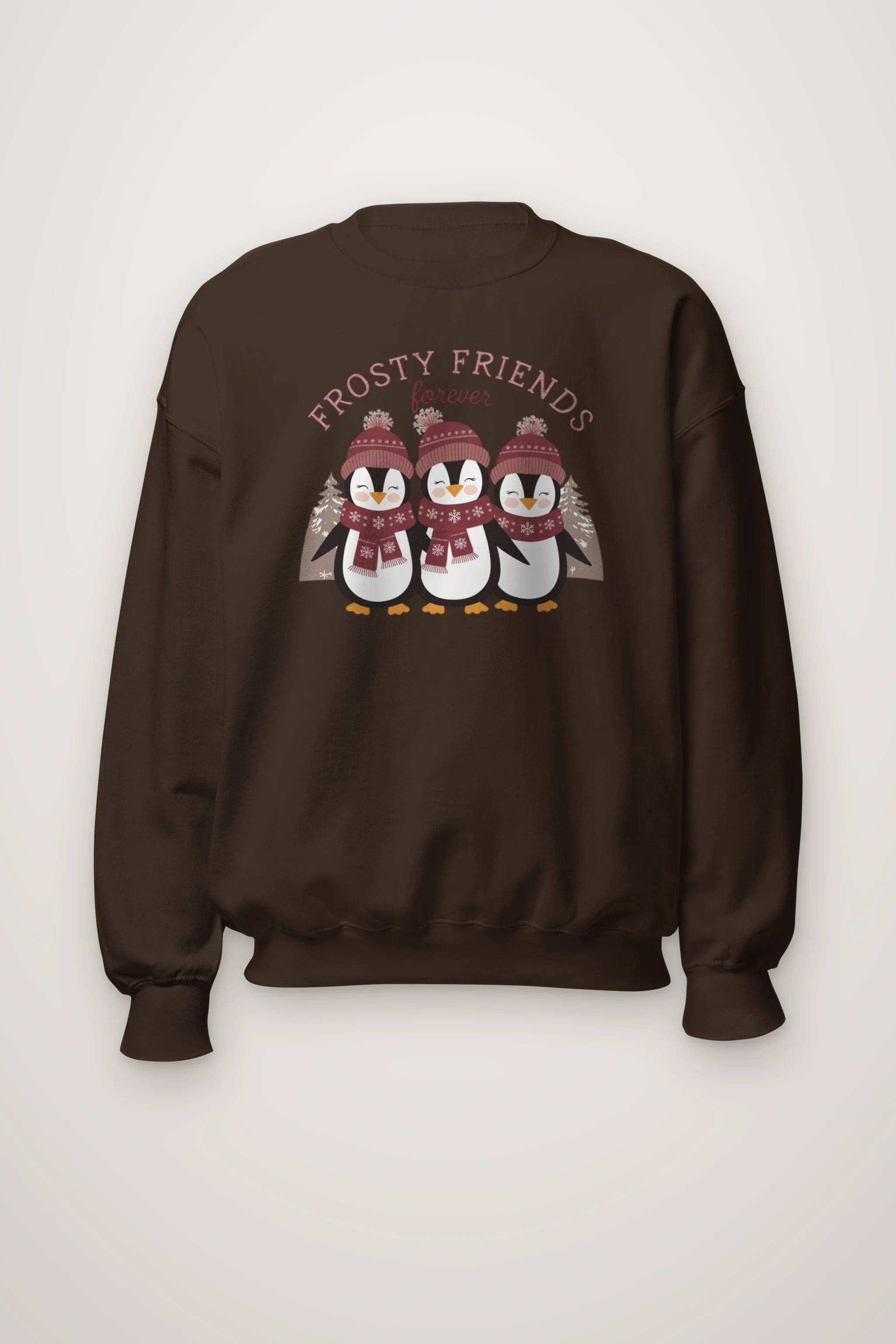 "Frosty Friends" Heavy Blend Unisex Crewneck Sweatshirt
