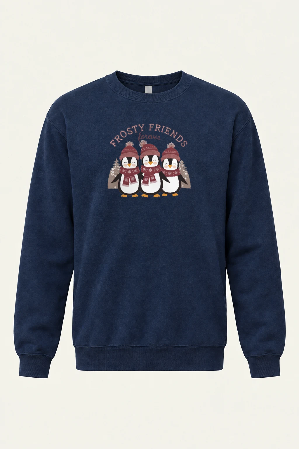 "Frosty Friends" Heavy Blend Unisex Crewneck Sweatshirt | Gildan 18000